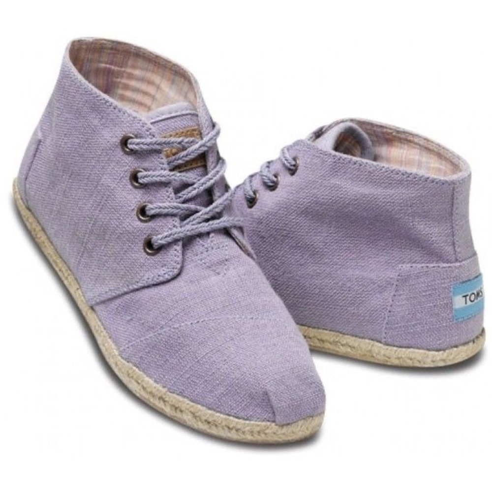 Desert Botas Lilac Wisett size 7 Toms